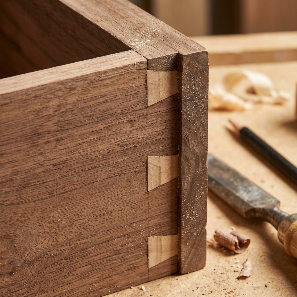 Feine Holzarbeit Details